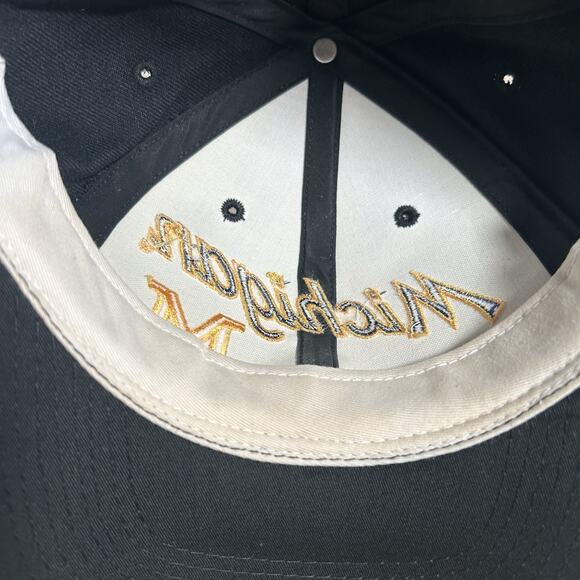 Vintage Sports Specialties Michigan Wolverines Hat Snapback Wool Blend Blue Cap - Picture 5 of 9